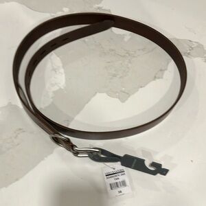 Tan All Saints leather belt
